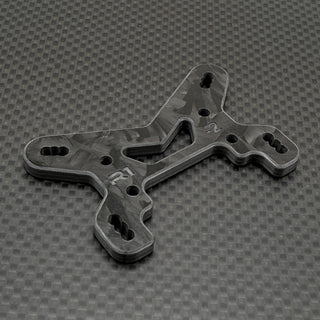 R1WURKS (22X-4 2.0 Series) Carbon Fiber Front Shock Towers
