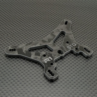 R1WURKS (22X-4 2.0 Series) Carbon Fiber Rear Shock Towers