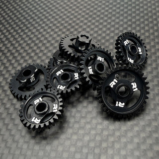 R1WURKS 48P Ultra Light Weight Aluminum Pinion Gears, Black