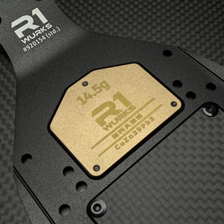 R1WURKS R1B Brass Servo Weight Plate (14.5g)
