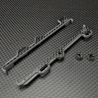 R1WURKS R1B Battery Mount, Inline, Carbon Fiber
