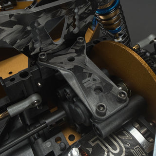 R1WURKS (RC10 Series) Carbon Fiber Gearbox Brace