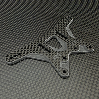 R1WURKS (RC10 Series) Rear Carbon Fiber Shock Tower, -3.5mm
