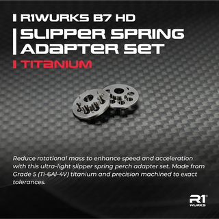 R1WURKS B7 HD Slipper Spring Adapter Set, Titanium