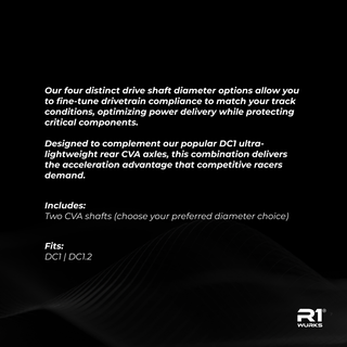 R1WURKS DC1 DC1.2 Titanium CVA Shafts