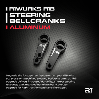 R1WURKS R1B Steering Bellcranks, Aluminum