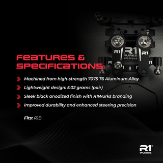 R1WURKS R1B Steering Bellcranks, Aluminum