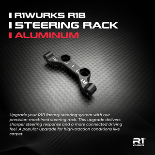 R1WURKS R1B Steering Rack, Aluminum