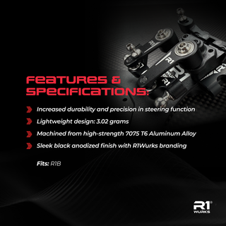 R1WURKS R1B Steering Rack, Aluminum