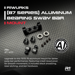 R1WURKS (B7 Series) Aluminum Bearing Sway Bar Mount