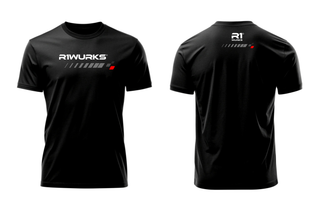 Black T-Shirt With R1 WURKS Logo