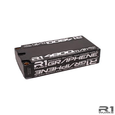4800mah 150c 7.6v LCG Shorty Pack Lipo - R1 Brushless Motor Lab, LLC. Battery
