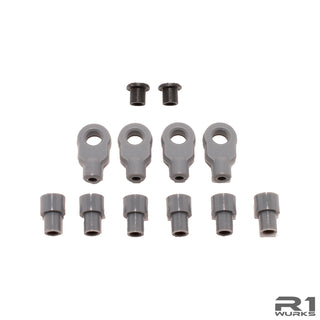 R1WURKS DC1 Shock Ends And Insert Set (Injection Molded)