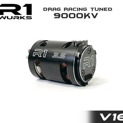 R1 3.5T V16 Drag Racing Tuned 9000kv Motor 020110 - R1 Brushless Motor Lab, LLC.