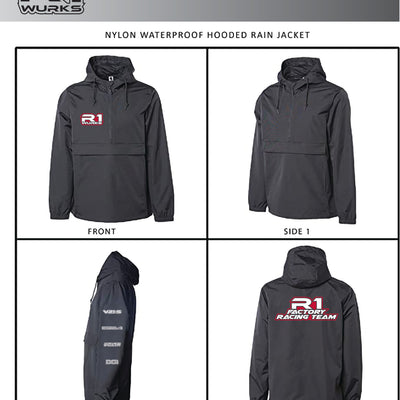 R1 Wurks Factory Racing Team Waterproof Jacket - R1 Brushless Motor Lab, LLC.