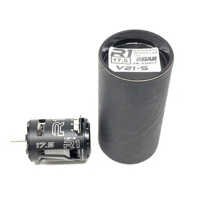 R1 17.5T V21-S Motor w/Hand Picked Stator ROAR 020077-2 - R1 Brushless Motor Lab, LLC.