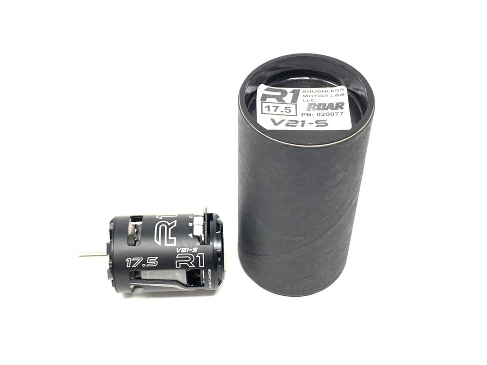R1 17.5T V21-S Motor w/Aligned Sensor ROAR 020077-1 - R1 Brushless Motor Lab, LLC.