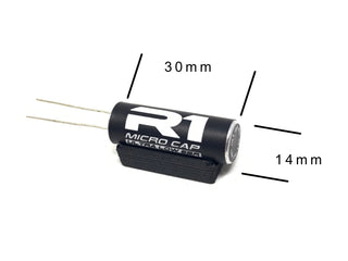 Micro cap 2S  3X to 5X more capacity than most stock ESC capacitor 040017 - R1 Brushless Motor Lab, LLC.